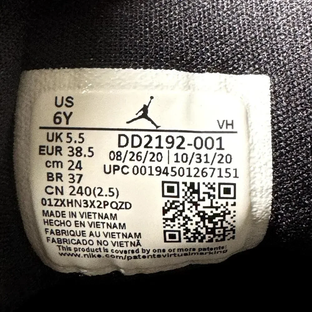 Nike Air Jordan 1 Mid SE GS All Star 2021 - Size 6 -Men's Black Trending Shoes